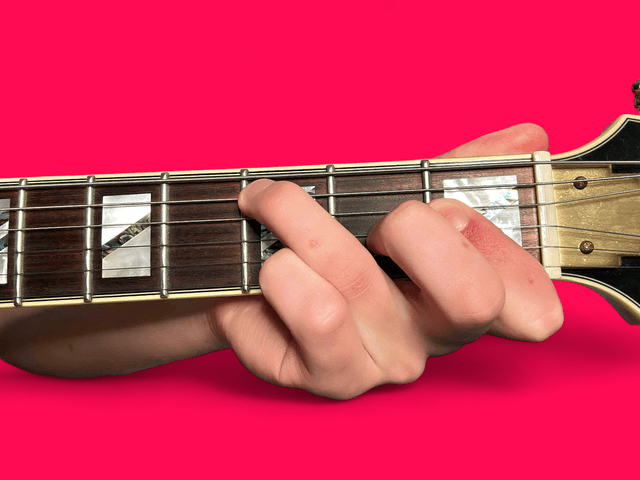 Cm6 guitar chord with finger positions