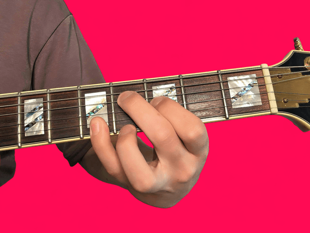 F#11 guitar chord with finger positions